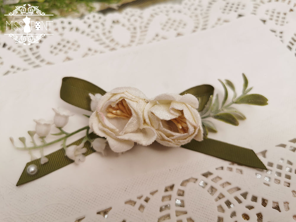 Sally's Garden - Lolita Flower Bow Lace Necklace - image 14