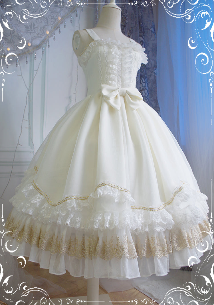 Fate Quartet Gothic Bridal Lolita JSK Dress - image 40