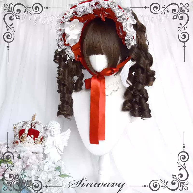 Old School Lolita Wig, Layered Roman Curls - image 1