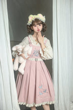 Flying Bird - Plus Size Elegant Lolita JSK Dress With Bird Embroidery - image 12
