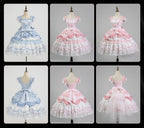 Wedding Poem Lolita JSK, Train and Bonnet Set - image 18
