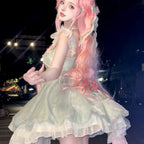 Floral Magician - Sweet Lolita Dress Floral Print Short Length JSK - image 14