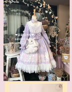 Rabbit Lace Princess Sweet Lolita OP Dress - image 9