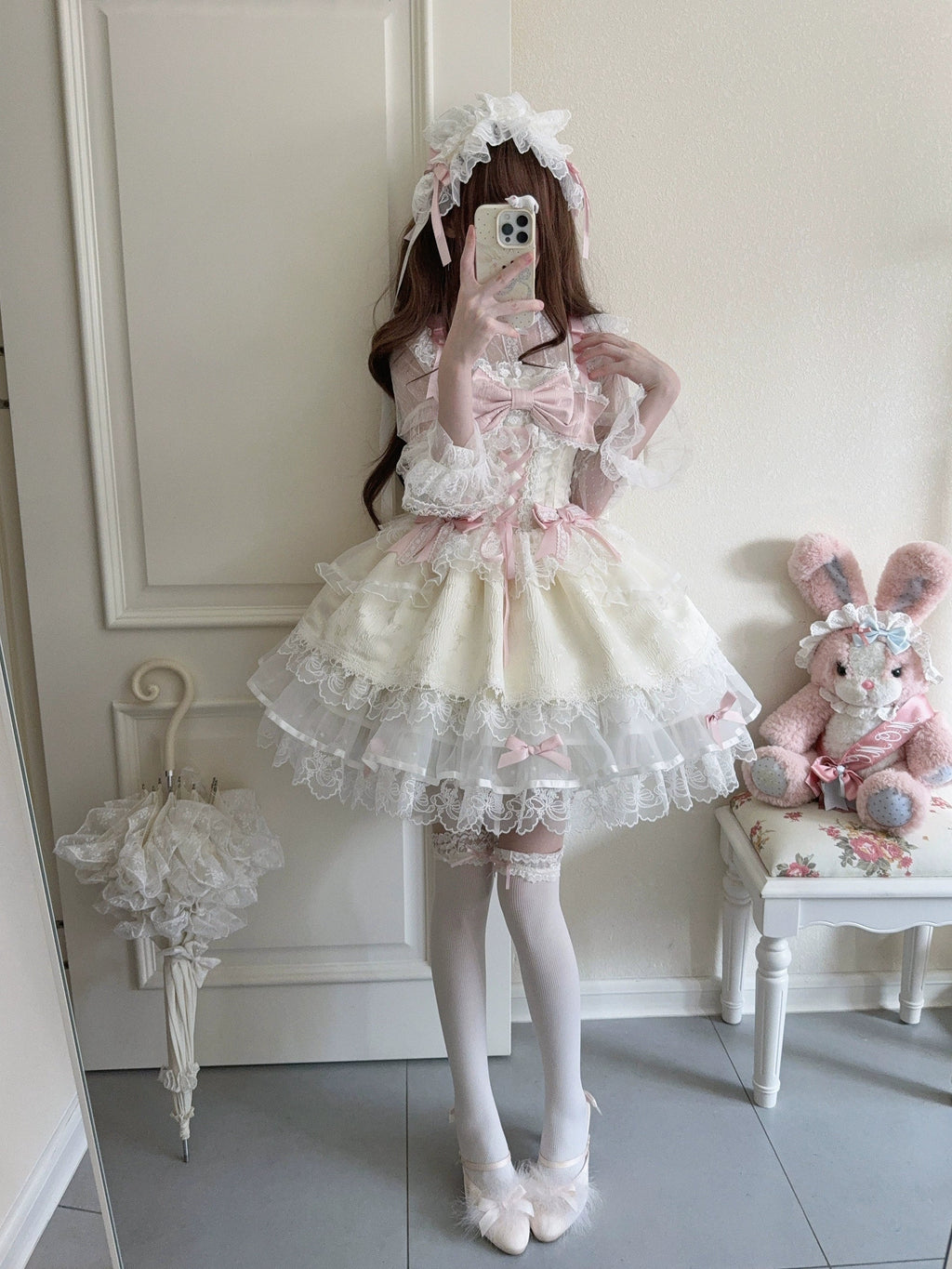 Fleeting Isle - Sweet Lolita Ballet Style JSK Dress - image 32