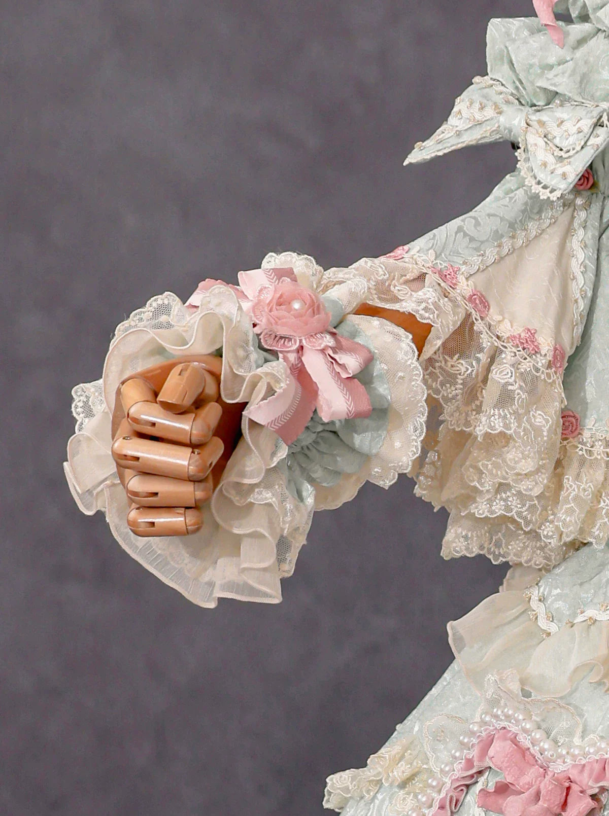 Antique Cake - Vintage Lolita Accessories, Flower Accent - image 4