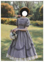 Forest Picnic - Classic Lolita OP Dress with Off-Shoulder and Lifting Hem - image 29