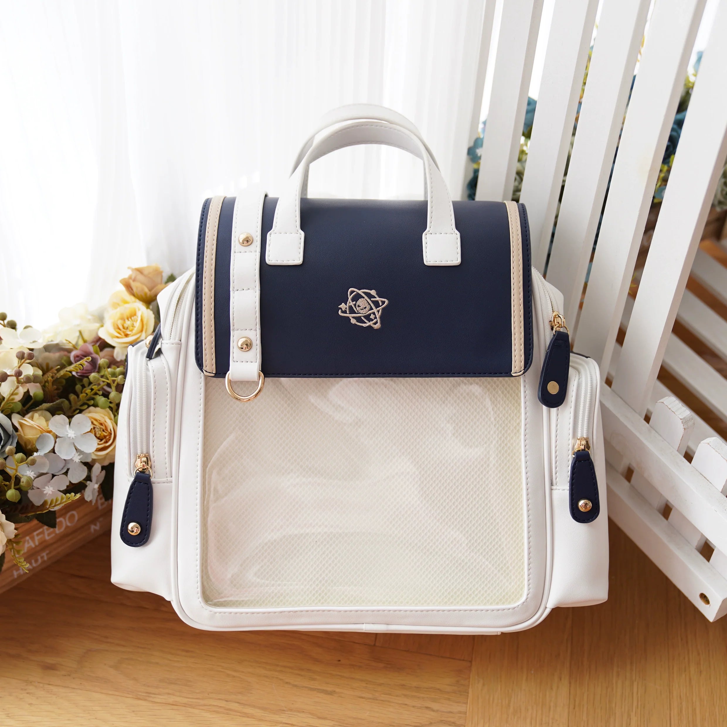Kawaii Lolita Large-Capacity Ita Backpack with Mini Pocket and Grid Board - image 29