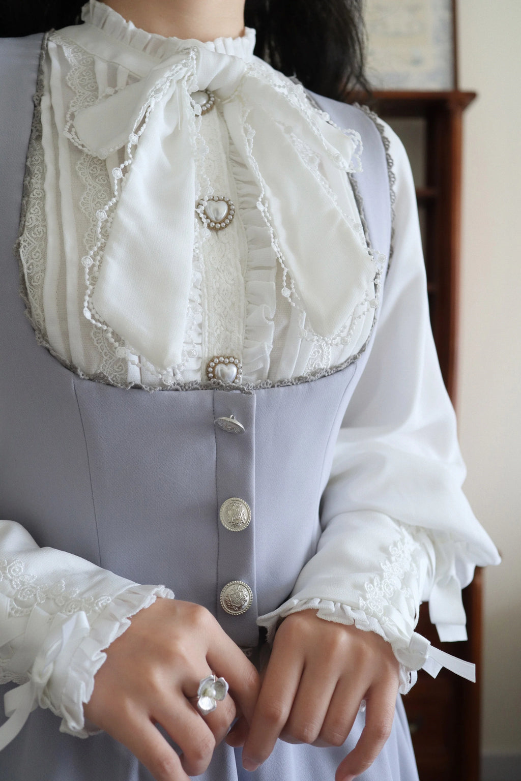 Sweet Wood Daily Lolita Blue Skirt, Jacket and Vest Coordinate - image 25