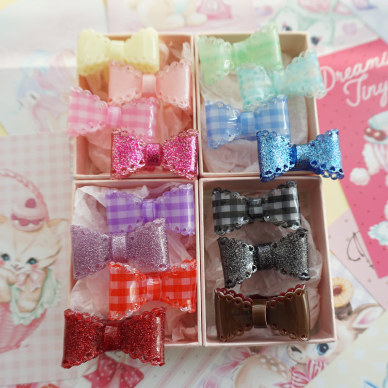 Sweet Lolita Bow Ring and Necklace - image 1