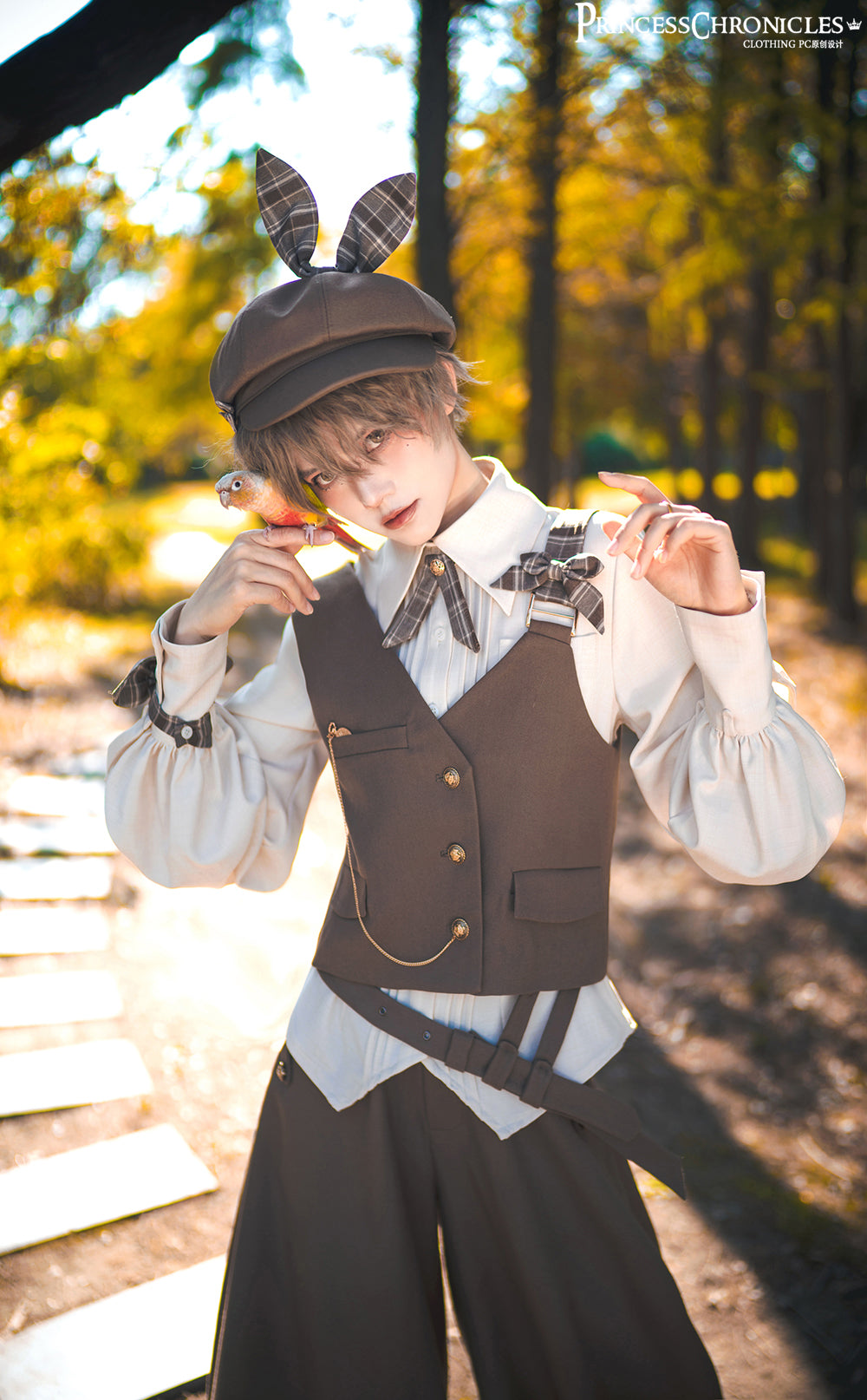 Vintage Kawaii Bow Lolita Beret - image 7
