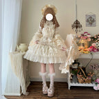 Love and Heart Palpitations Wedding Lolita JSK Dress Suit - image 8