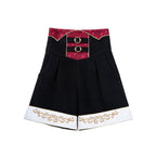Vampire Youth - Ouji Lolita Bat Shaped Cape Set, Gold Embroidery & Red Accents - image 19