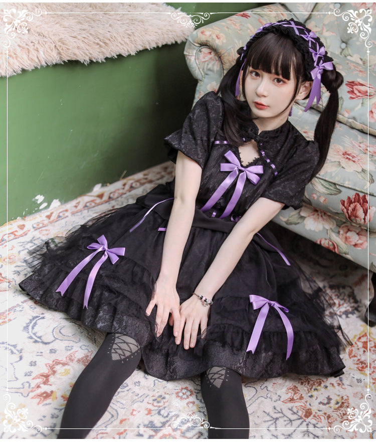 Kawaii Lolita OP Dress Short Sleeve - image 8