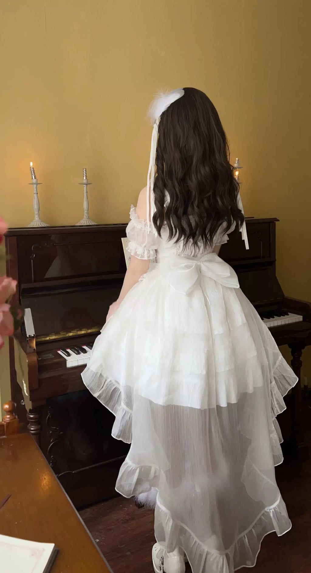 Rose Tale Sweet Lolita Summer Suspender JSK Dress and Accessories - image 3