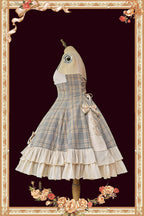 Memoirs of Backlight - Elegant Plaid Lolita JSK Dress - image 5