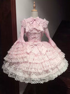 Sugar Girl Love Overture Sweet Lolita Tiered Ruffle JSK and Accessories - image 31