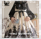 Elegant Lolita Slim Fit Mutton Sleeve Blouse - image 15