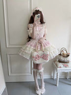 Ballet Dream - Sweet Lolita JSK Dress, Petal-like Layered Skirt - image 6