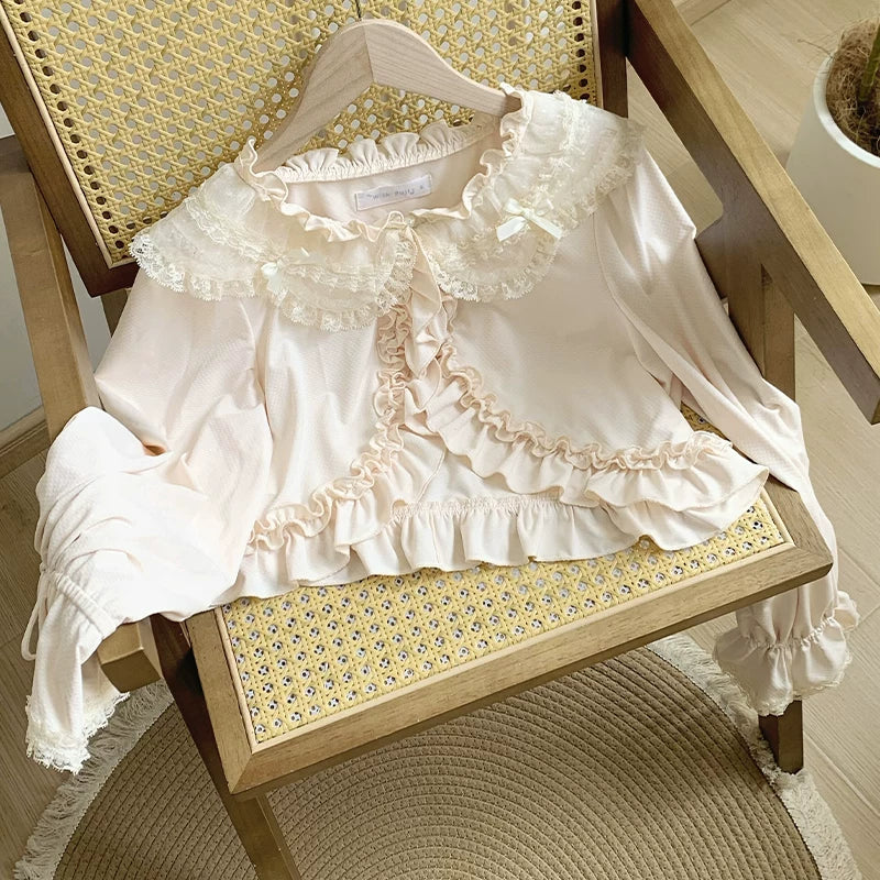 Sea Salt Soda - Classic Lolita Adjustable Corset JSK Dress, Tiered Tulle Hem - image 32