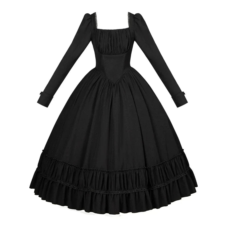 Audrey's Reply - Classic Lolita Square Neck OP, Detachable Embroidered Collar and Accessories - image 22