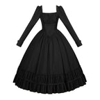 Audrey's Reply - Classic Lolita Square Neck OP, Detachable Embroidered Collar and Accessories - image 22