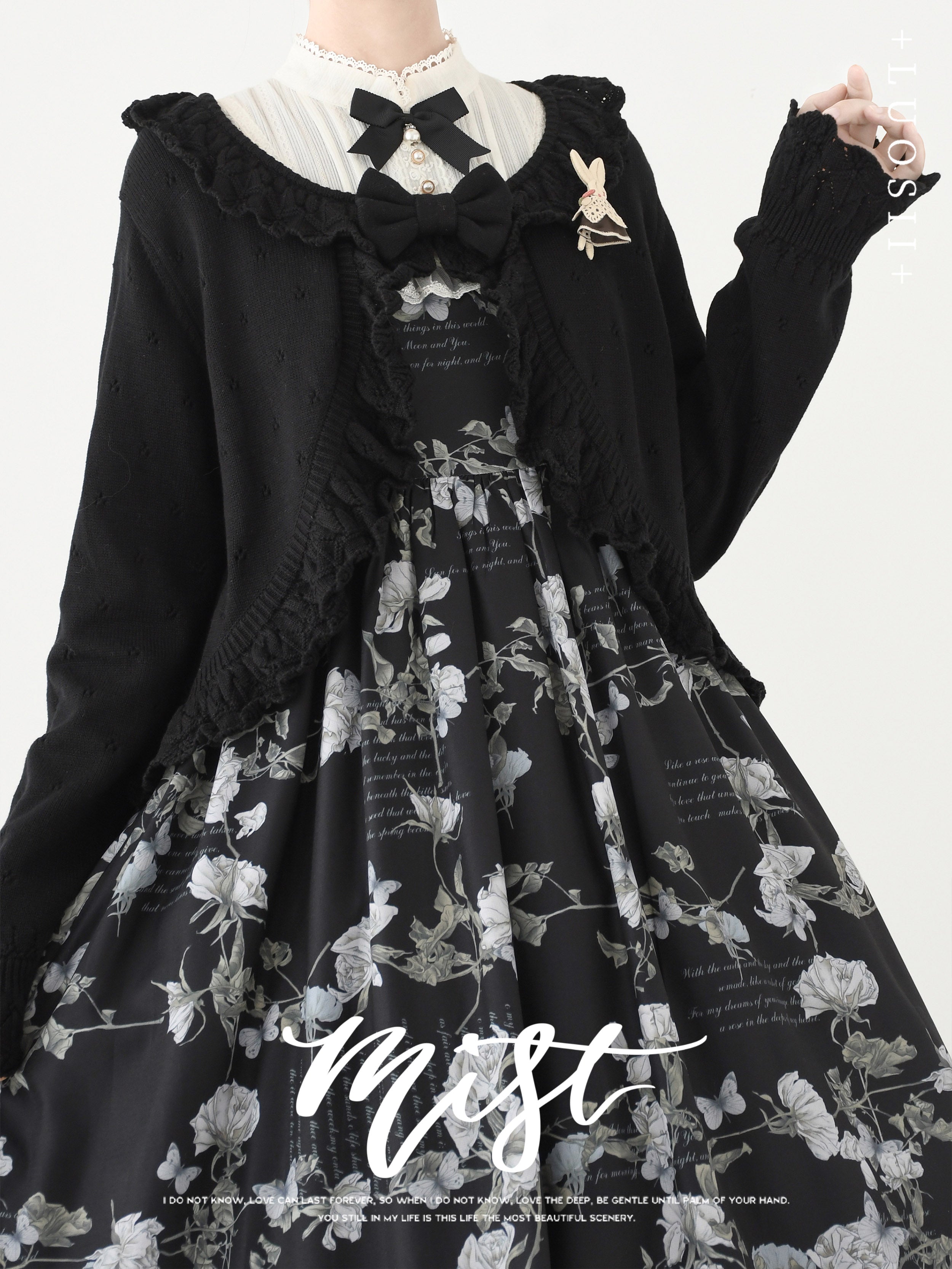 Nainai - Vintage Lolita Knitted Cardigan - image 11