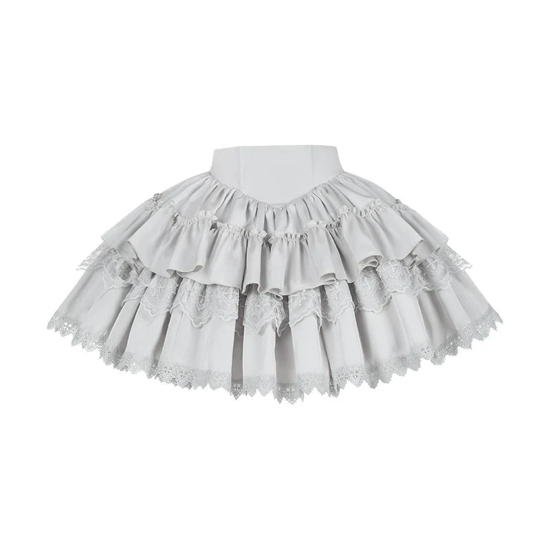 Humanoid Robot - Silver Gothic Lolita Mermaid Skirt Set - image 70