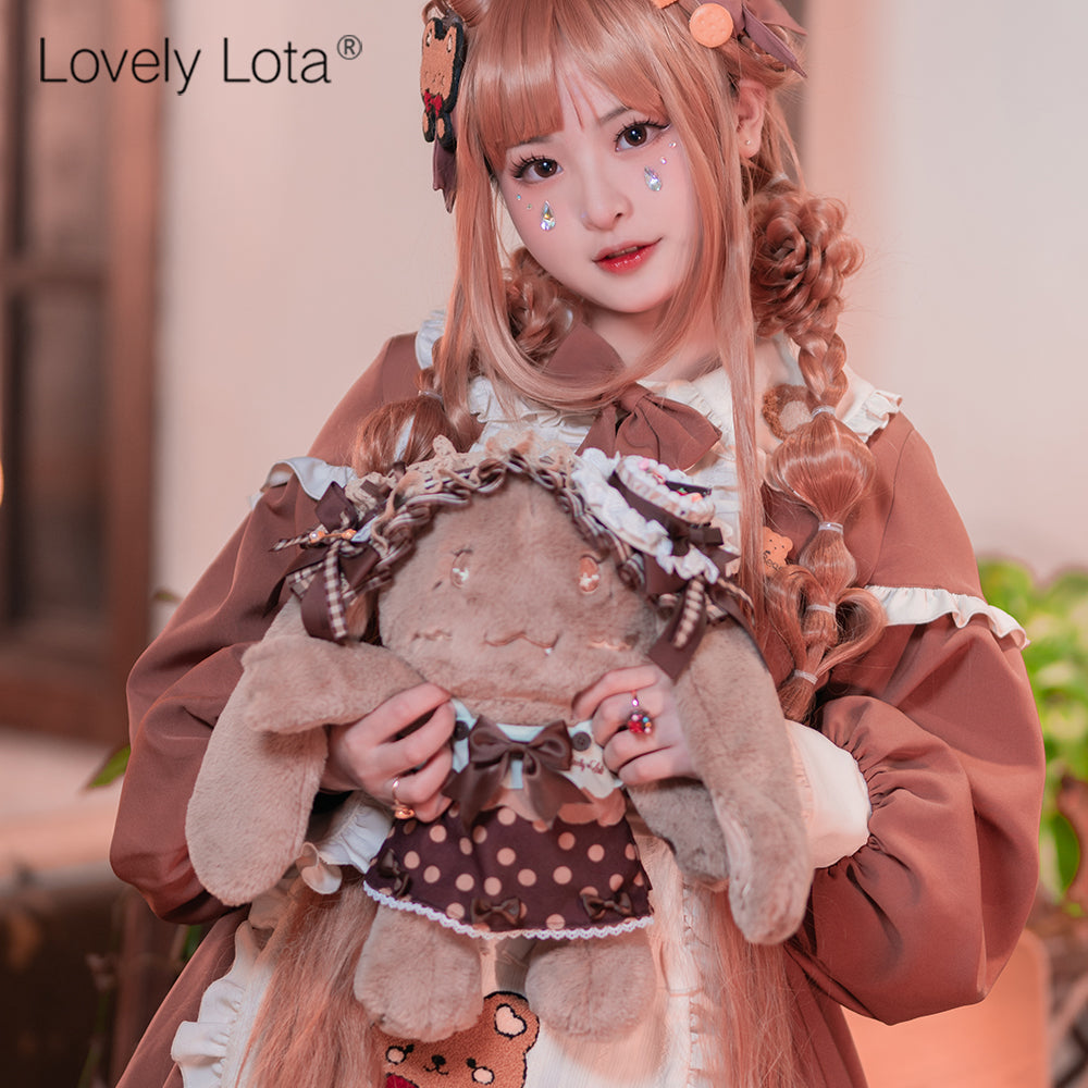 KOKO Chocolate Rabbit - Furry Bunny Lolita Bag - image 5