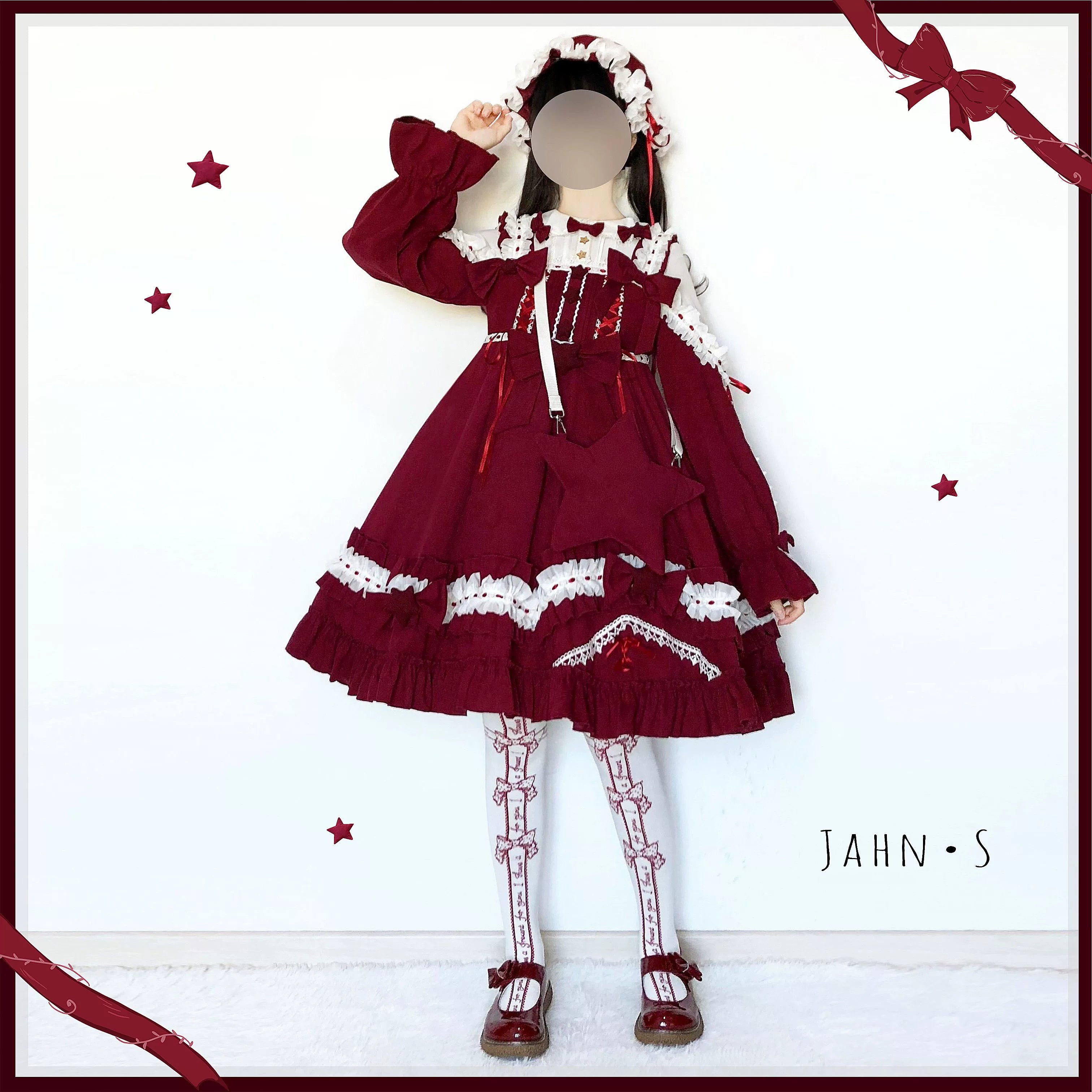 Daily Lolita Winter Dress, Long Sleeve - image 3