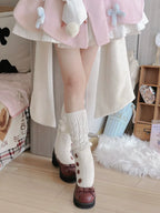 Winter Lolita Boots Fur Mary Jane Lolita Low Heel Shoes - image 17