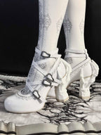 Sacred Bone Diary - Skeletal Hand Gothic Lolita Heels - image 4