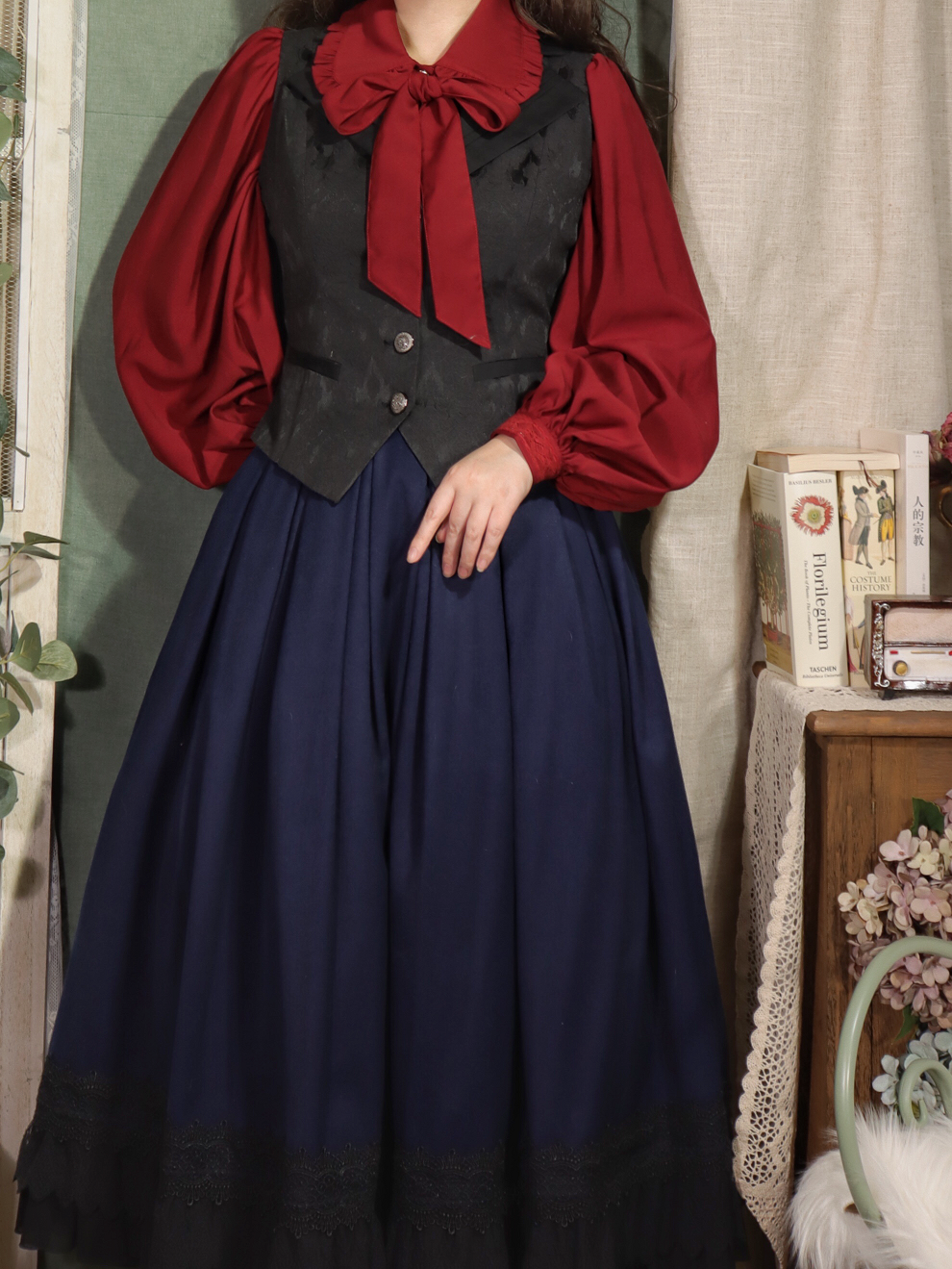Mayer's Whisper - Vintage Lolita Large Sleeve Blouse - image 1