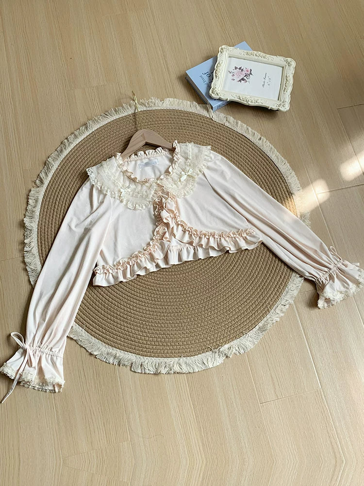 Half Summer - Sweet Lolita Sun Protection Bolero, Lace & Bow - image 12