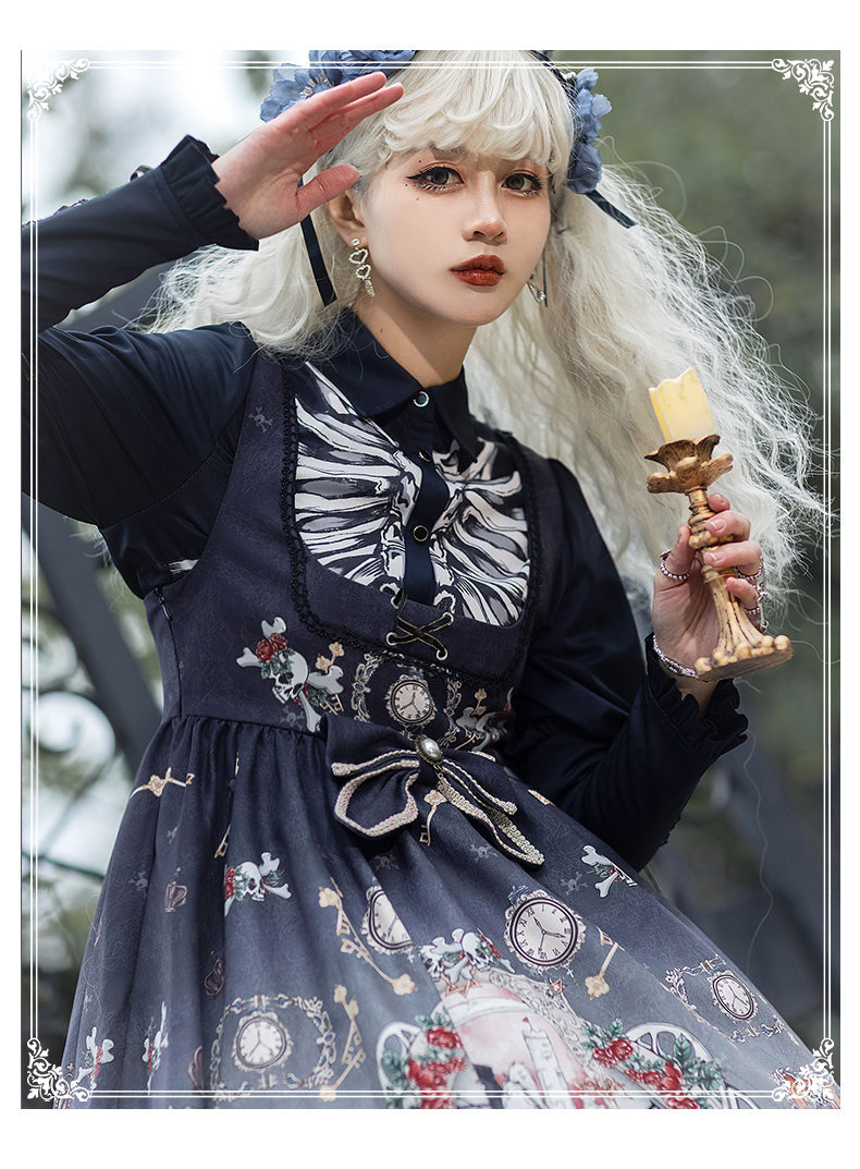 Black Fairytale - Gothic Twins Lolita JSK - image 28