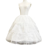 Lolita Petticoat White Plus Size Triple Layer Hoop Petticoat - image 5