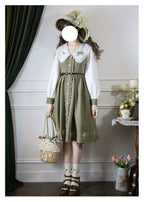Window Rose - Classic Embroidered Front-Button OP Dress - image 5