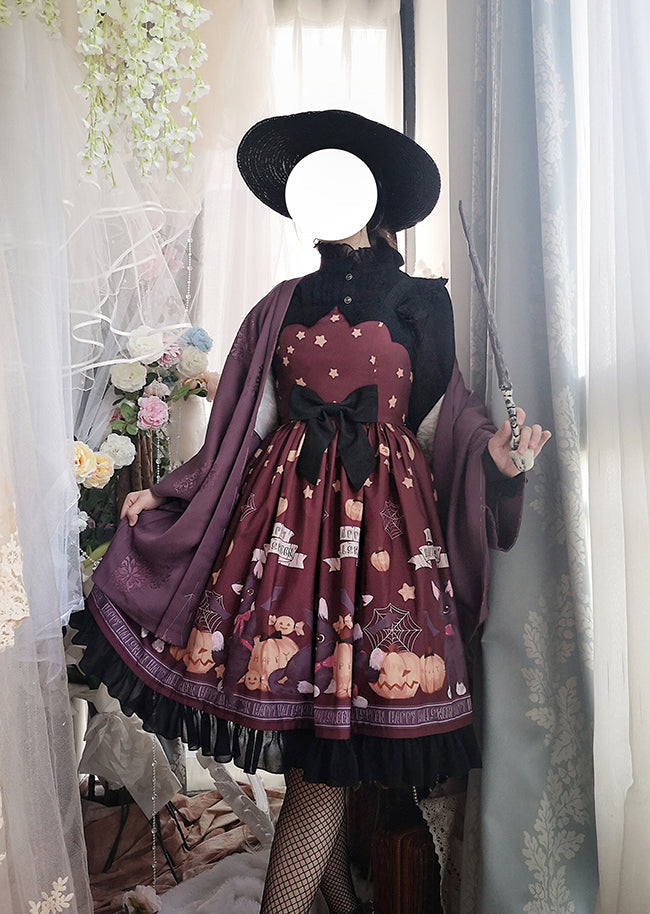 Vampire Cat - Normal Waist Lolita Halloween JSK Dress - image 4