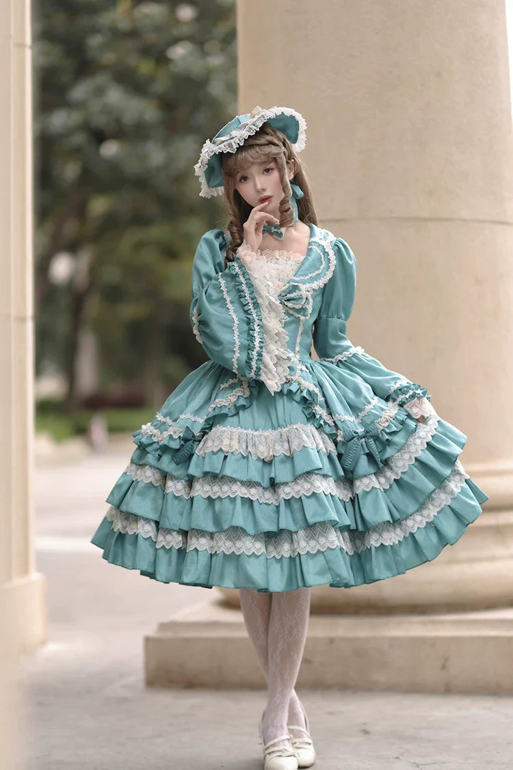 Eternal France Doll - Classic Lolita Doll-like OP Dress and Accessories - image 19