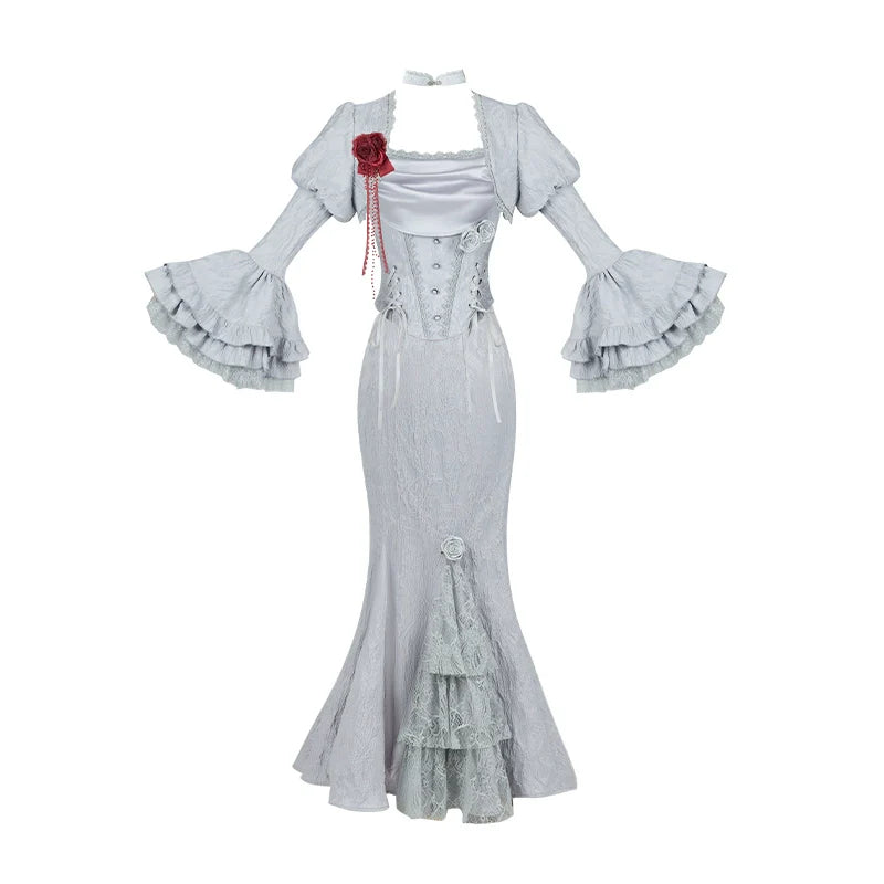 Twilight - Gothic Witch Lolita SK Suit Bodice Mermaid Dress - image 26