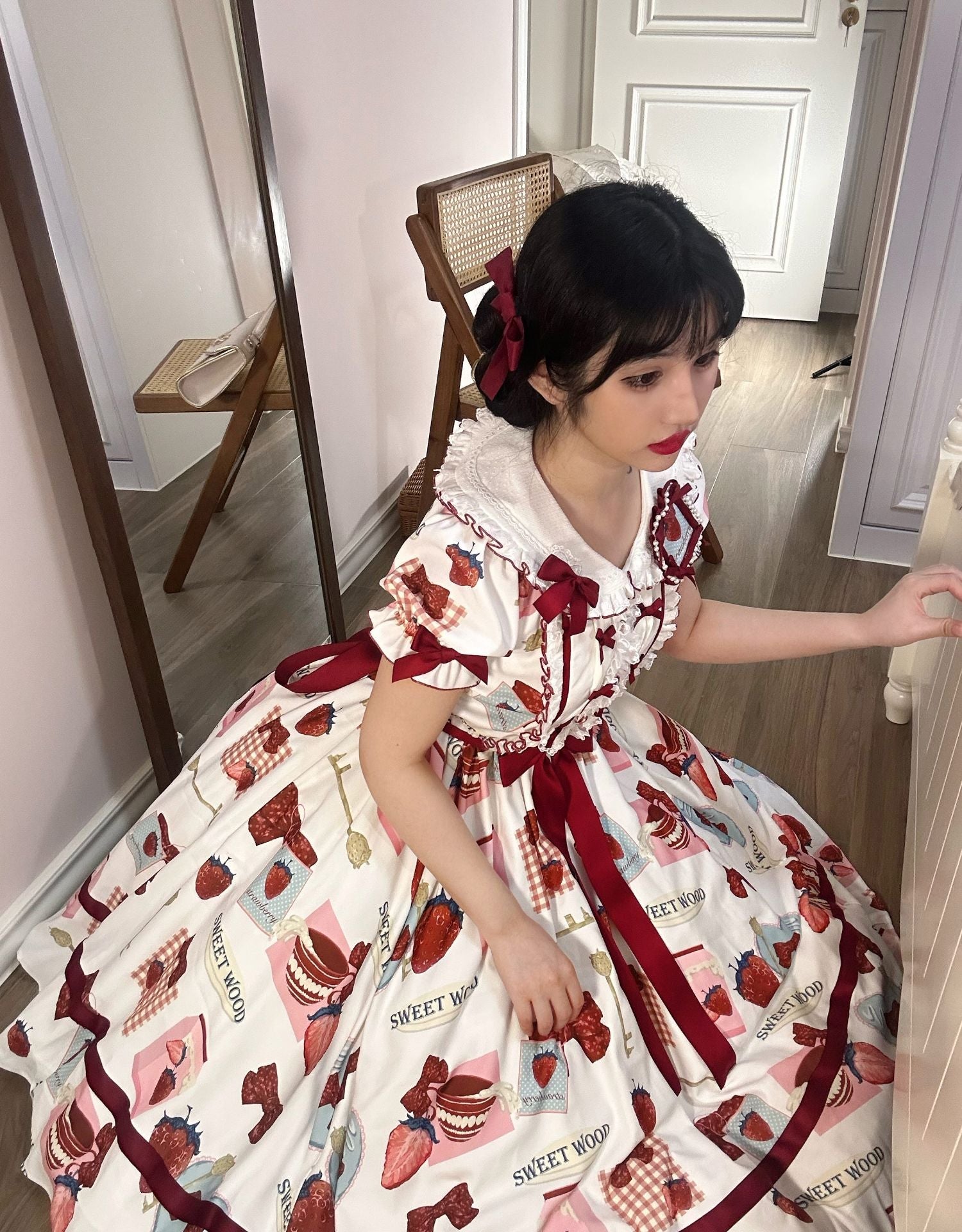 Betty Baby Sweet Lolita OP Dress and Accessories - image 14