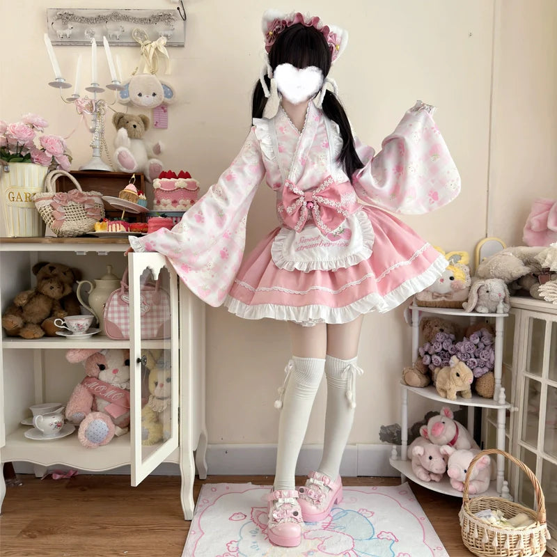Han Lolita OP Dress Japanese Style Dress for Summer Wear - image 7