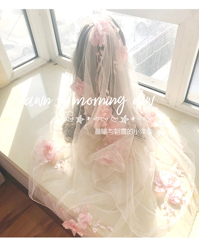 Flower Wedding Lolita Accessories Headdress Set - image 41