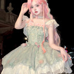 Floral Magician - Sweet Lolita Dress Floral Print Short Length JSK - image 13