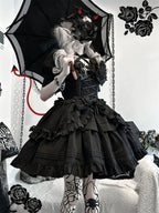 Halloween Gothic Lolita Short JSK Dress - image 34