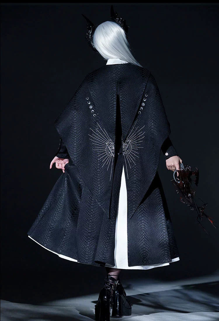 Dragon Scale - Gothic Lolita JSK Dress Goth Coat - image 3