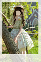 The Rose Dowry - Daily Cotton Lolita OP Dress V-neck Dress - image 3