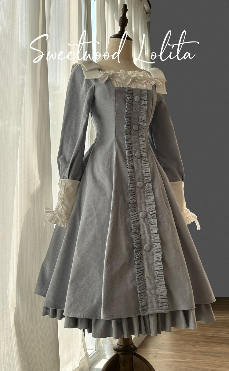 Annie's Gift - Elegant Velvet Lolita OP Dress - image 26