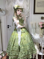 Foggy Vineyard - Fishbone Classic Lolita Bodice, Maxi Skirt - image 15