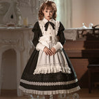 Halloween Gothic Lolita OP Maid Lolita Dress Elegant Lolita OP - image 3