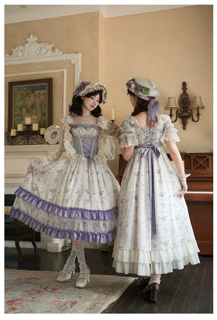 Iris Secret Twins Lolita OP and Bodice JSK Series and Accessories - image 13